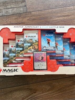 Avatar Jumpstart & Play Battle Box - Red/Blue NEW
